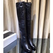 Chanel Calfskin Thigh Boots G34099 Black 2018 (GD5002-8121220 )